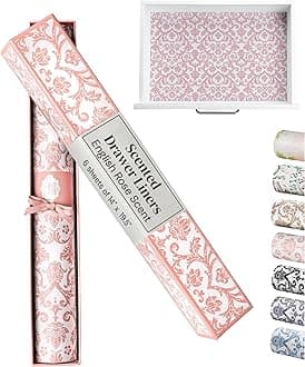 English Rose Scented Drawer Liners - Royal Damask Series