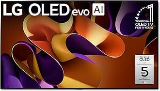 97-Inch Class OLED evo G4 Series Smart TV 4K Processor Flat Screen with Magic Remote AI-Powered with Alexa Built-in (OLED97G4WUA, 2024)