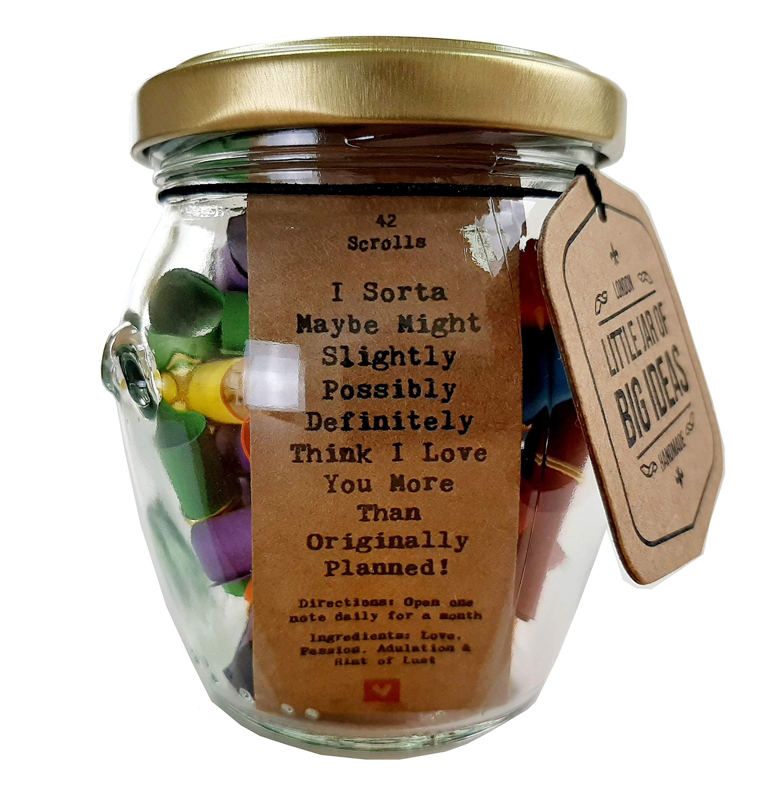 I Sorta Maybe Might Slightly Possibly Definitely Think I Love You More Than Originally Planned – Thoughtful Romantic Gift (Standard)