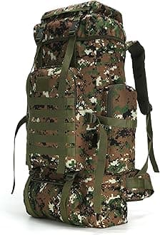 King'sGuard 70L Camping Hiking Backpack for Men Women Large Military Tactical Backpack Molle Rucksack Backpack for Outdoor