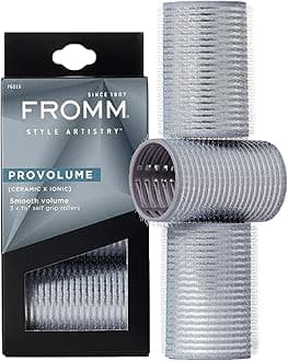 Fromm ProVolume 1.5" Self-Grip Ceramic Ionic Thermal Hair Rollers, 3 Count, Salon Quality Hair Curlers for Shorter or Medium Length Hair, Bangs and Tighter Curls