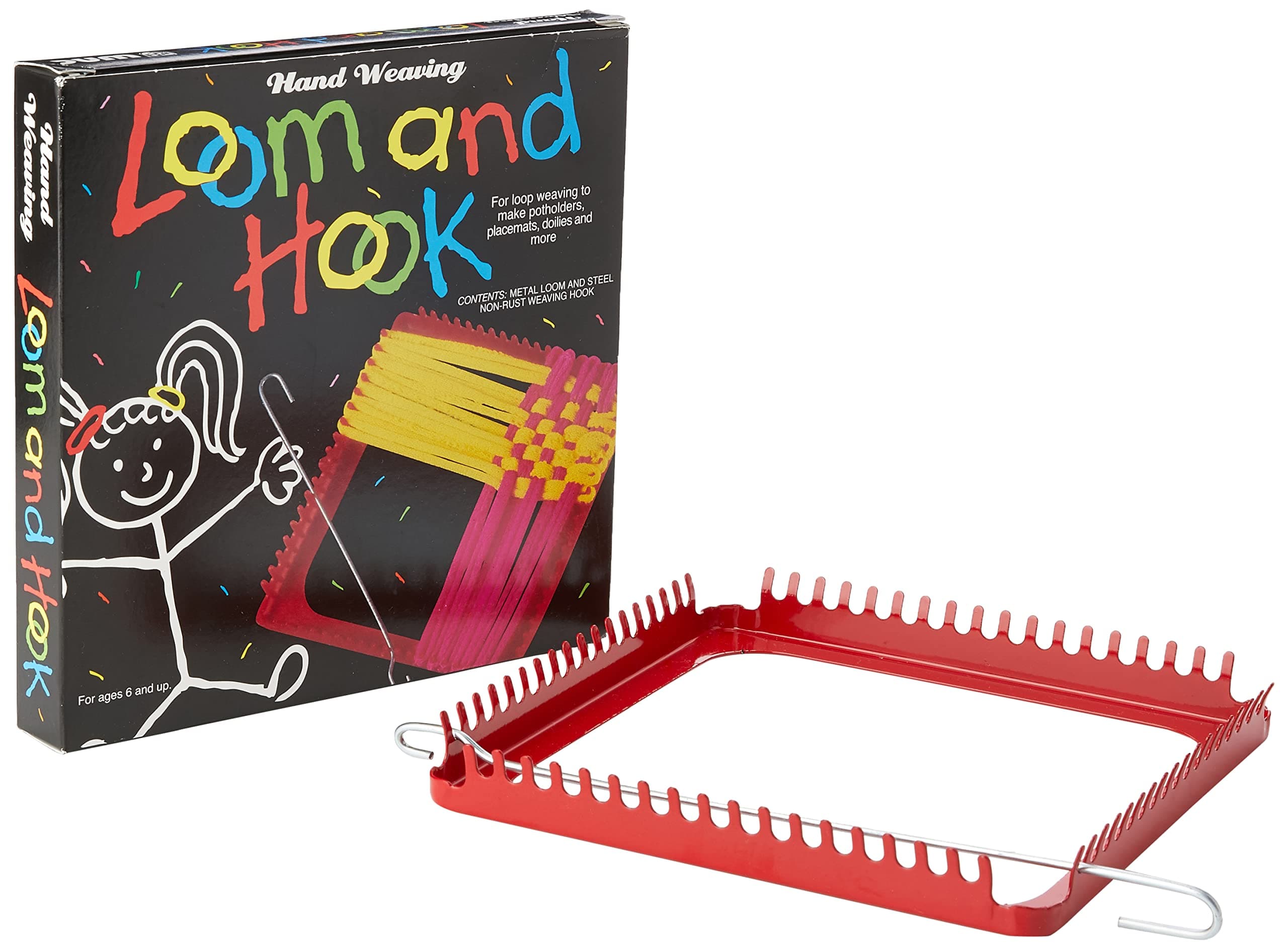 Wool NoveltyDeluxe Hand Weaving Loom & Hook