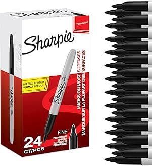 Sharpie Black Permanent Markers