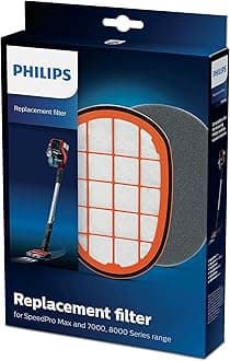 Philips FC5005/01 Original Filter Set for Philips SpeedPro Max Battery Vacuum Cleaner