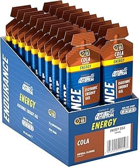 ISOTONIC | Caffeine Free Energy Gel | Performance-Enhancing Formula | Zero Fat Zero Sugar | 23g Carbohydrates (Pack of 20 x 60g) (Cola)