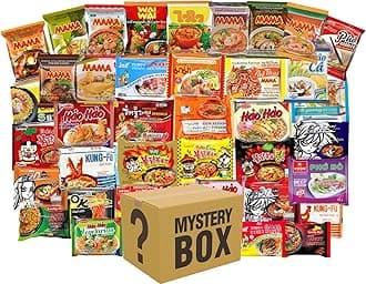 High Class Grass Ramen Noodle Variety Pack Sampler of 10 Instant Noodles from MAMA, Indomie, Lucky Me, and More