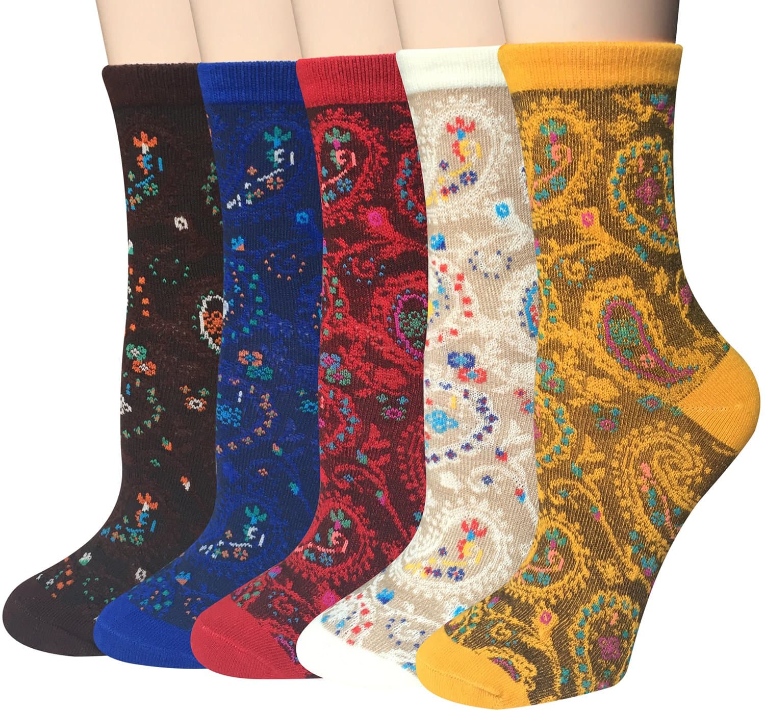Chalier Womens Funny Socks Cozy Cute Printed Patterned Fun Sock Novelty Cat Dog Socks for Women, Dog Pattern