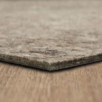 Mohawk Home Non Slip Rug Pad 10' x 13' - 1/2" Thick Felt + Latex Rubber Gripper - Dual Surface Cushion for Hardwood, Carpet, Tile Floors, Made in USA