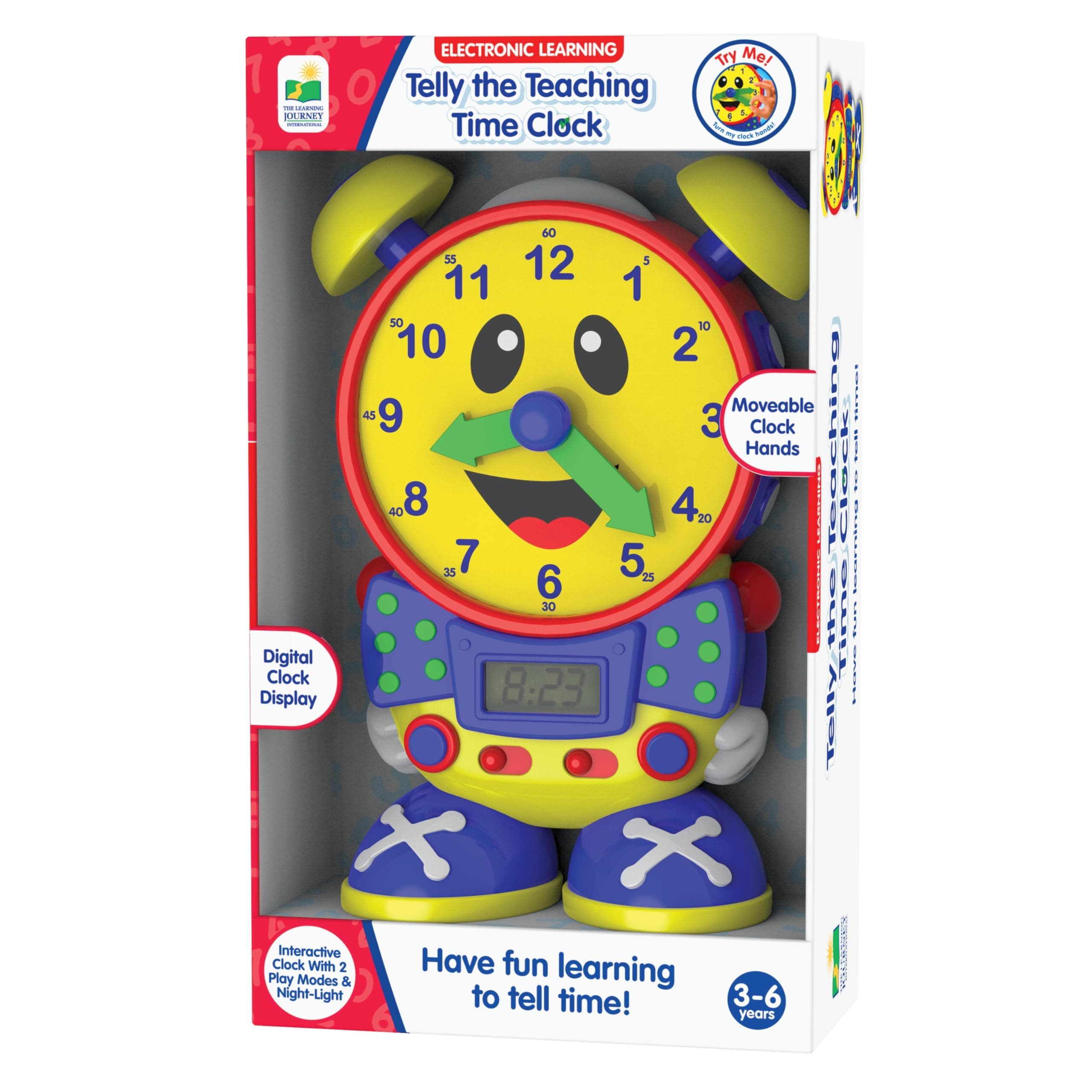 075418 Telly Teaching Primary Colors Time Clock