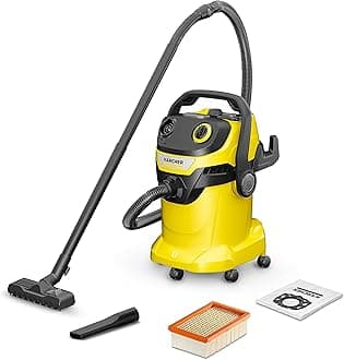 Kärcher WD 5 V-25/5/22 |25 litres Capacity|Blower Function|5 m Cable with 2.2 m Suction Hose| Efficient Cleaning Wet and Dry Vacuum Cleaner