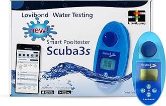 Lovibond Scuba3S Digital Meter & Water Test Kit – Ph, Total, Free & Bound Chlorine, Bromine, Alkalinity-M, Calcium Hardness, Cyanuric Acid, Active Oxygen, Copper & Phosphate