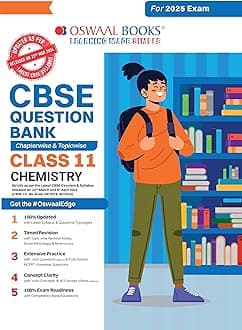 Oswaal CBSE Question Bank Class 11 Chemistry, Chapterwise and Topicwise Solved Papers For 2025 Exams