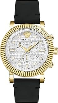 VersaceVersace V-Chrono Classic Collection Luxury Mens Watch Timepiece