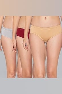 Kalyani Oliver Mid Waist Hipster Style Panties for Girls | Pack of 3