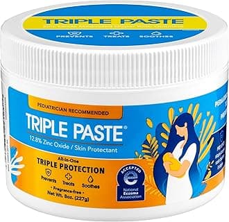 Triple Paste Medicated Ointment for Diaper Rash, 8-Ounce