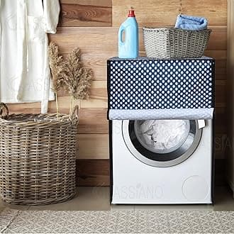 Glassiano Polyester Fully Automatic Front Load Waterproof Washing Machine Cover For Samsung/IFB/LG/Godrej/Whirlpool/Bosch/ 8 Kg, 8.2 Kg, 8.5 Kg, 9 Kg, 9.2 Kg, 9.5 Kg