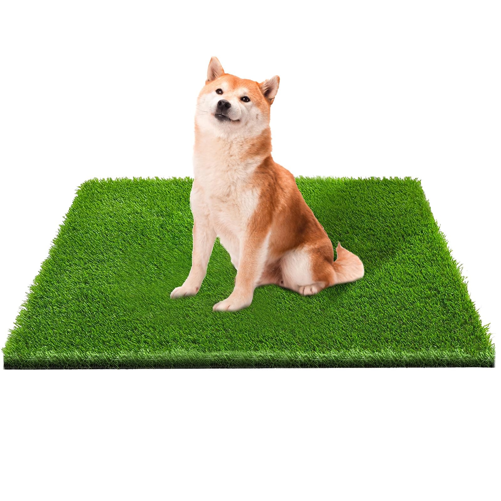 Artificial Grass, Professional Dog Grass Mat, Potty Training Rug and Replacement Turf Outdoor Rug Patio Lawn Decoration, Easy to Clean with Drainage (39.4 x 31.5 inch)