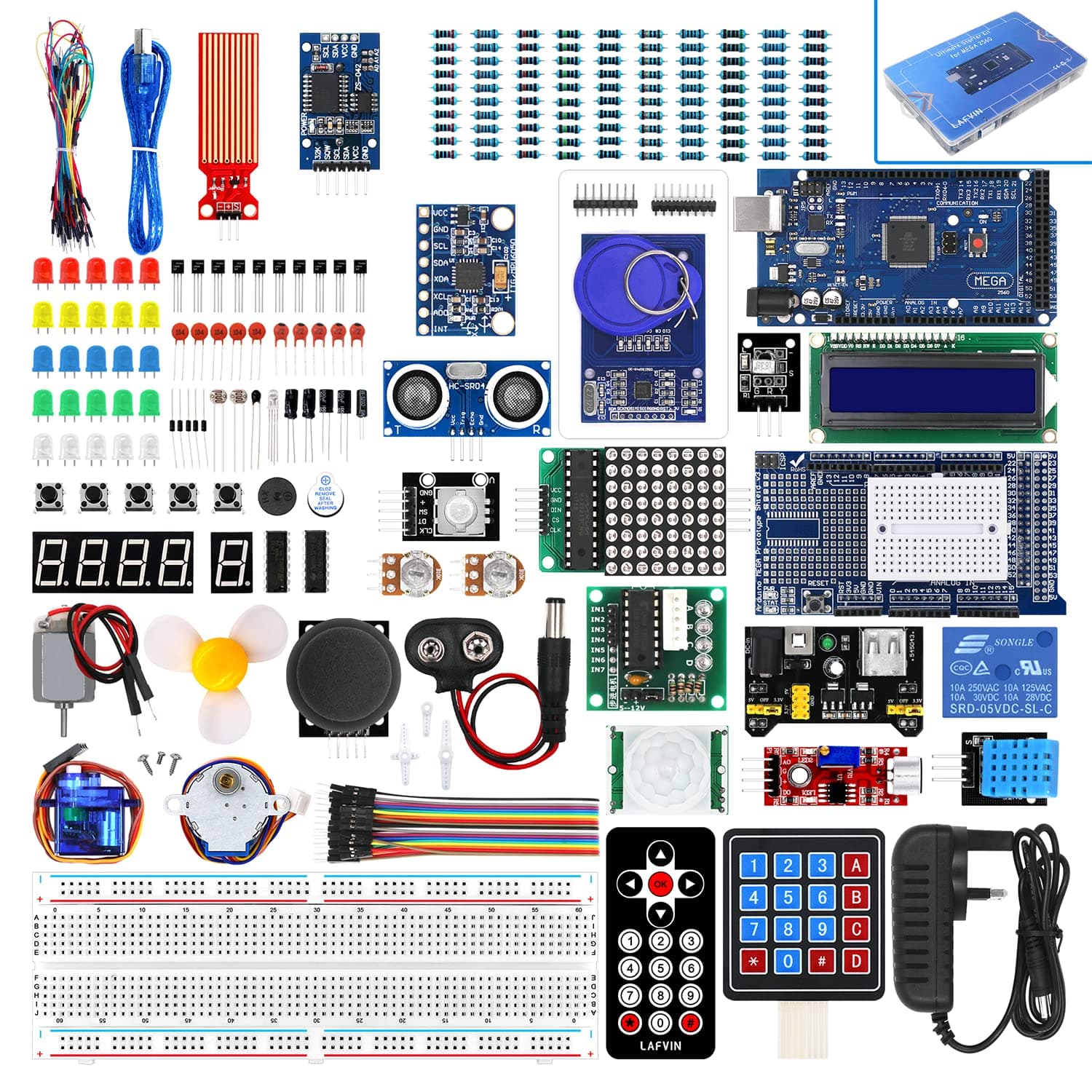 Mega 2560 Project Starter Kit for Mega328 Nano with Tutorial Compatible with Arduino IDE