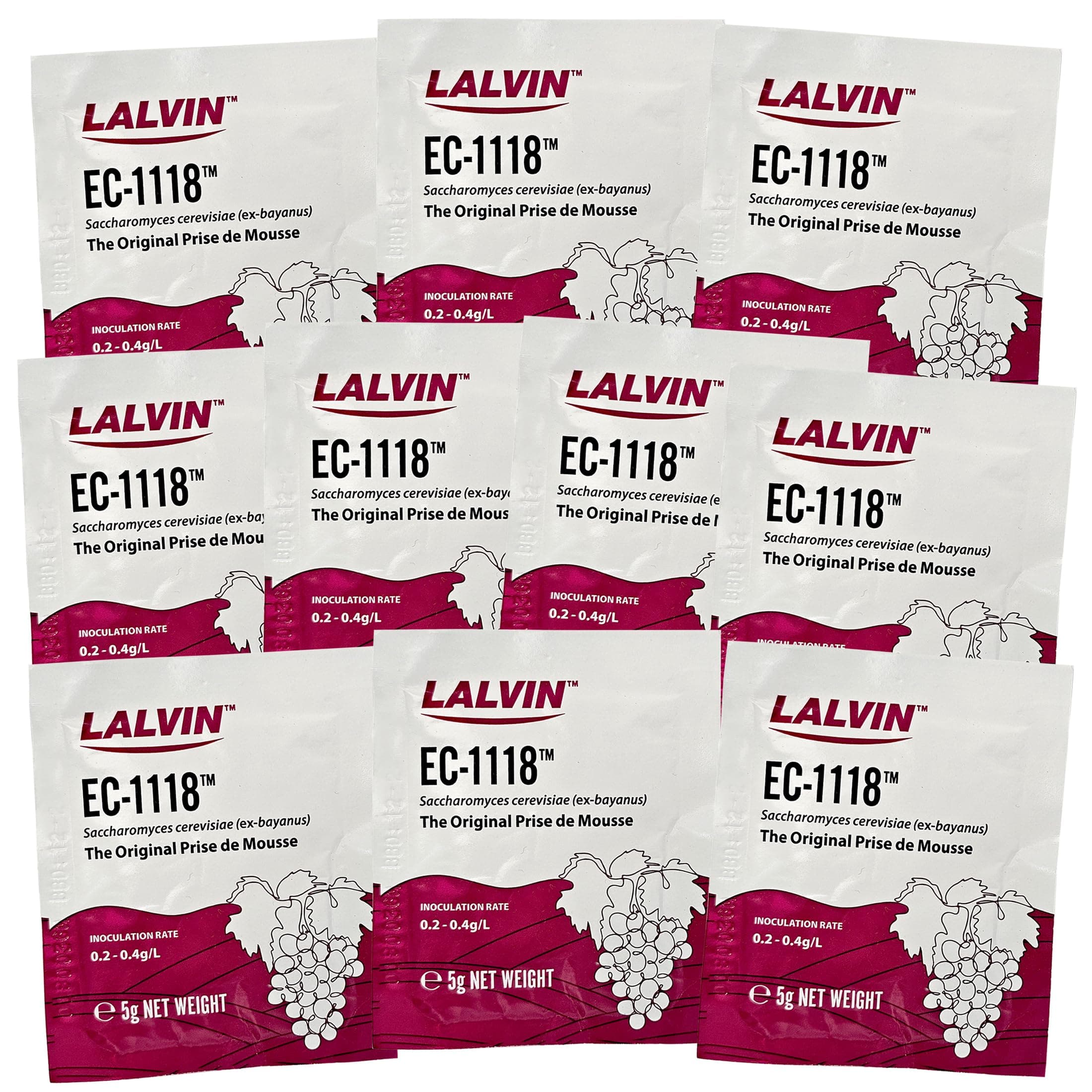 Lalvin Wine Yeast EC-1118 10pk