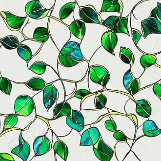 SOMWISE Frosted Glass Window Film, Heat Insulation, UV Block, Anti-Glare, One Way Privacy Tint, Static Cling for Home Bathroom Door, Renter Friendly, Day & Night Privacy