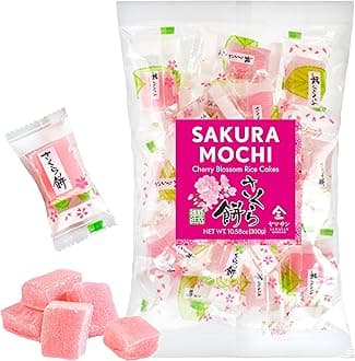 Japanese Sakura Mochi Candies -Cherry blossom Rice Cakes- Aromatic Flavor of Japanese Spring 300g/10.58oz【YAMASAN】