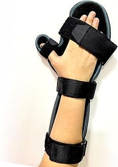 Dr Aedass Igr Cock Up Splint Full Child-Right|Fibre Plastic Splint|Static Cock Up|Colle's Fracture|Spastic Hand| Wrist Drop|Nerve Palsy|Post Fracture|Wrist Immobilization(Child-One Size-Right)