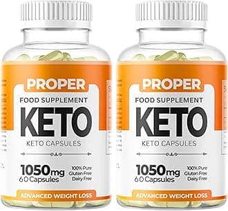 Keto Proper - Keto Weight Management Capsules for Women & Men - 120 Capsules / 2 Months Supply