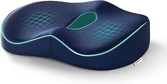 Memory Foam Seat Cushions Office Chair Seat Cushion for Tailbone Pain Relief Sciatica Pain Relief Pillow Hemorrhoid Pillow -Coccyx, Butt, Tailbone, Back, Coccyx, Sciatica, Car, Wheelchair Chair Pads