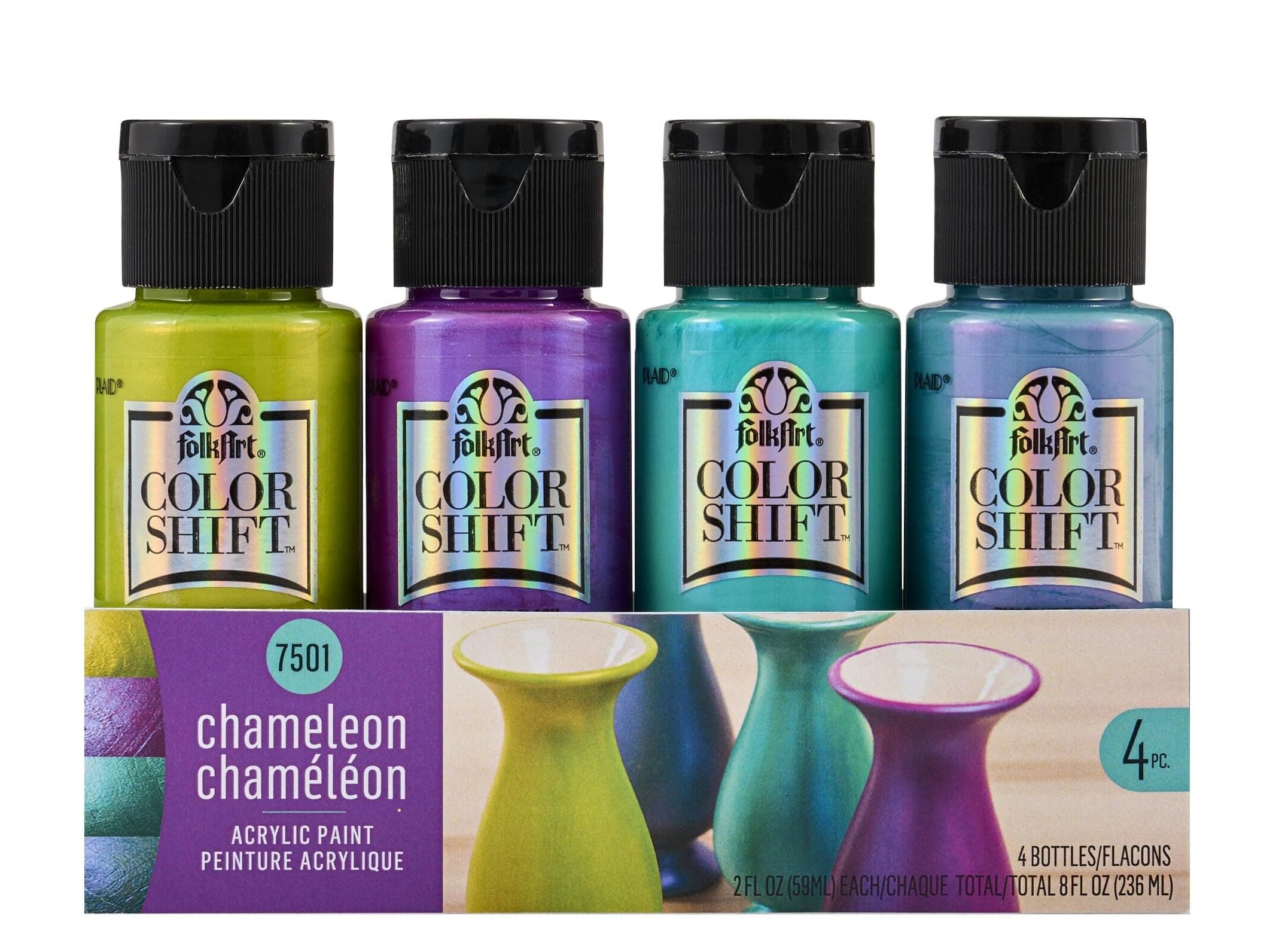 Folkart Multi-Surface Paint Set 10/Pkg-Basics -FAM-7508