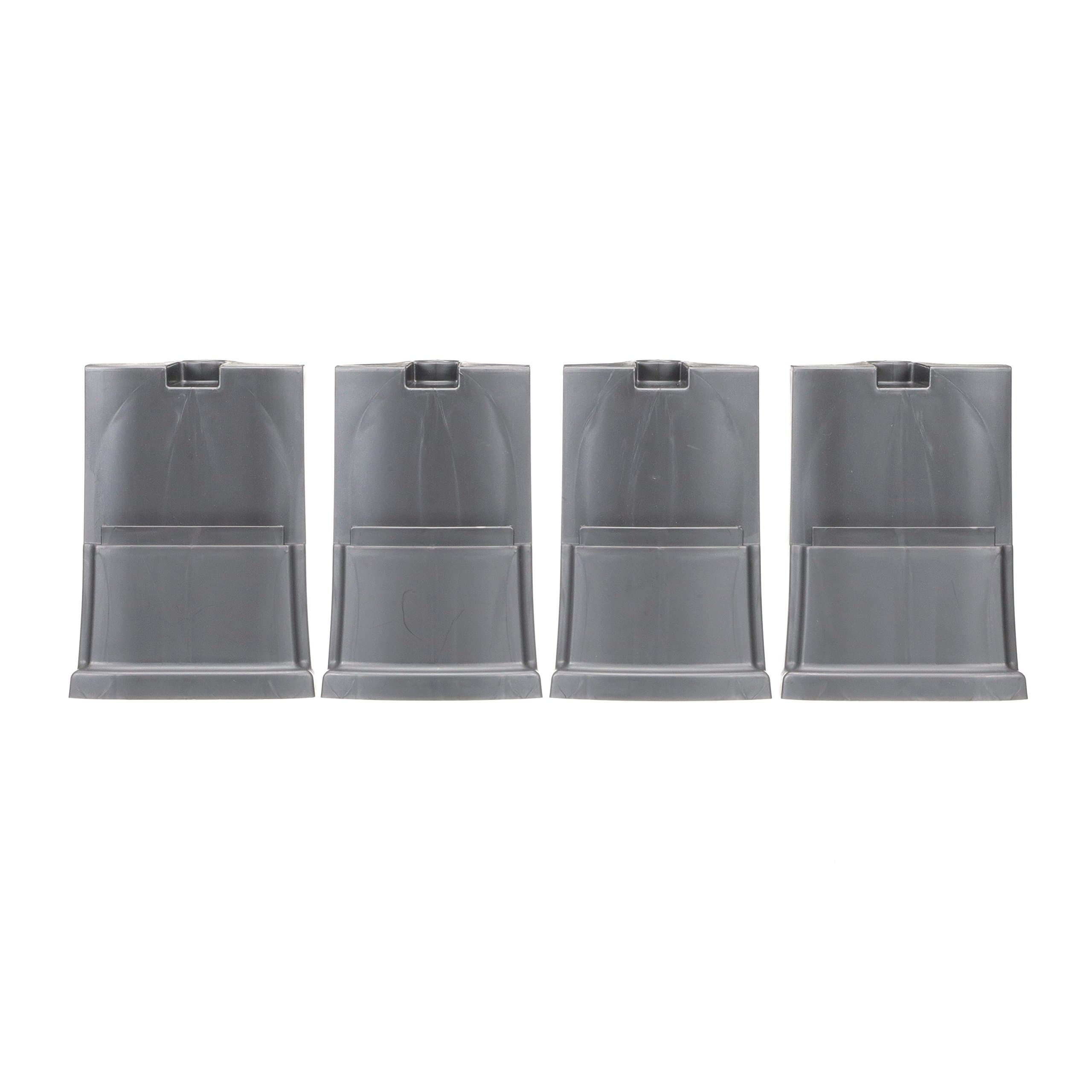 Neater FeederDeluxe Leg Extensions - 4 Pack - Large Size (Does NOT FIT Neater Feeder Express Model ONLY FITS Neater Feeder Deluxe Large Model), Gunmetal