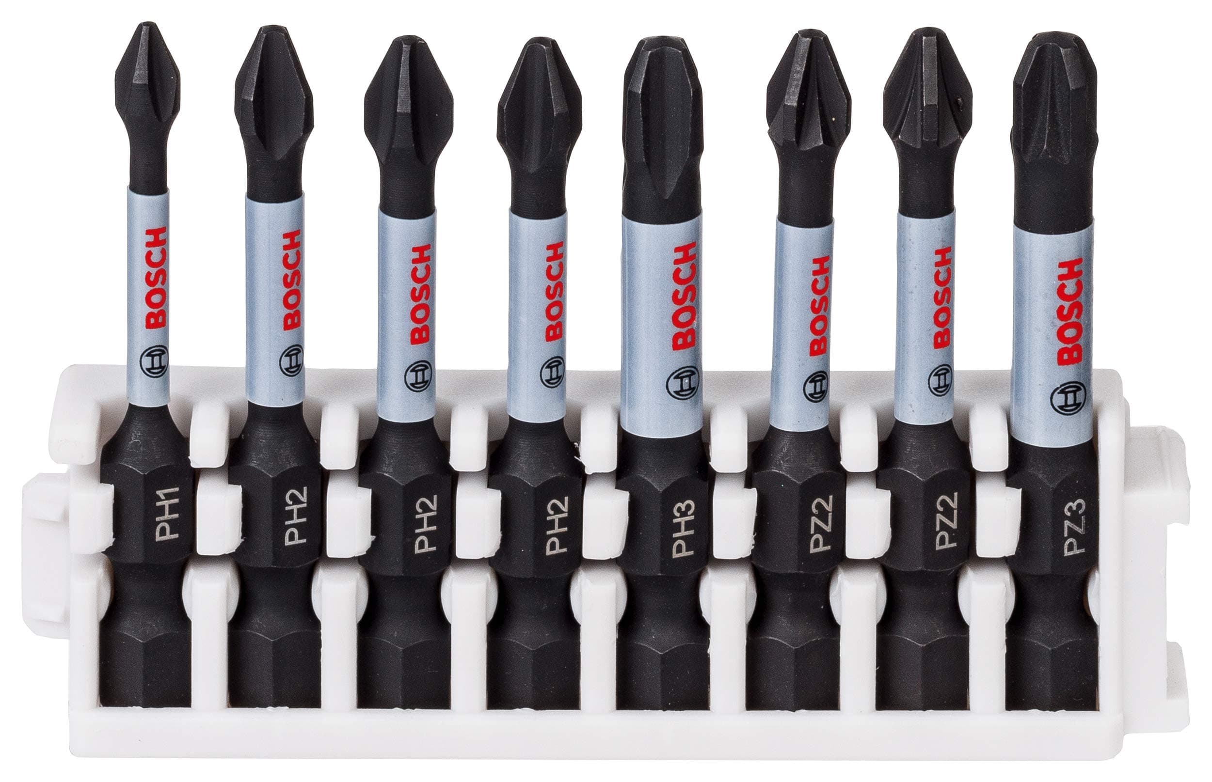 Bosch Professional 8-piece Impact Control Screwdriver Bit Set (Pick and Click, impact driver accessories)