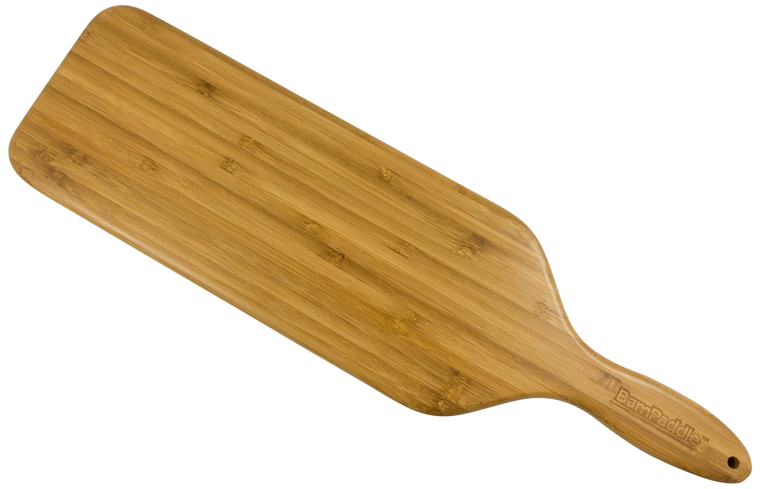 BamPaddle™ 18 Inch Solid Bamboo Spanking Paddle - 1/2 Inch Thick, Rounded Edges, Smooth Sanded Polished Finish