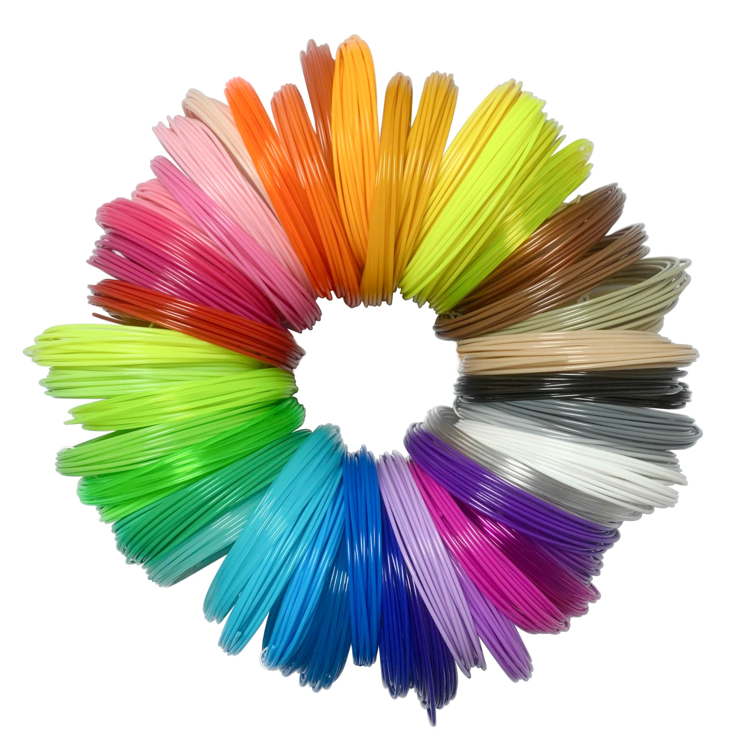 3D Pen Print Filament - 20 Bundle PLA Refills for 3D Printing - Ideal for Art, Crafts, Doodler to Create - is Great Birthday and Christmas Gifts for Kids