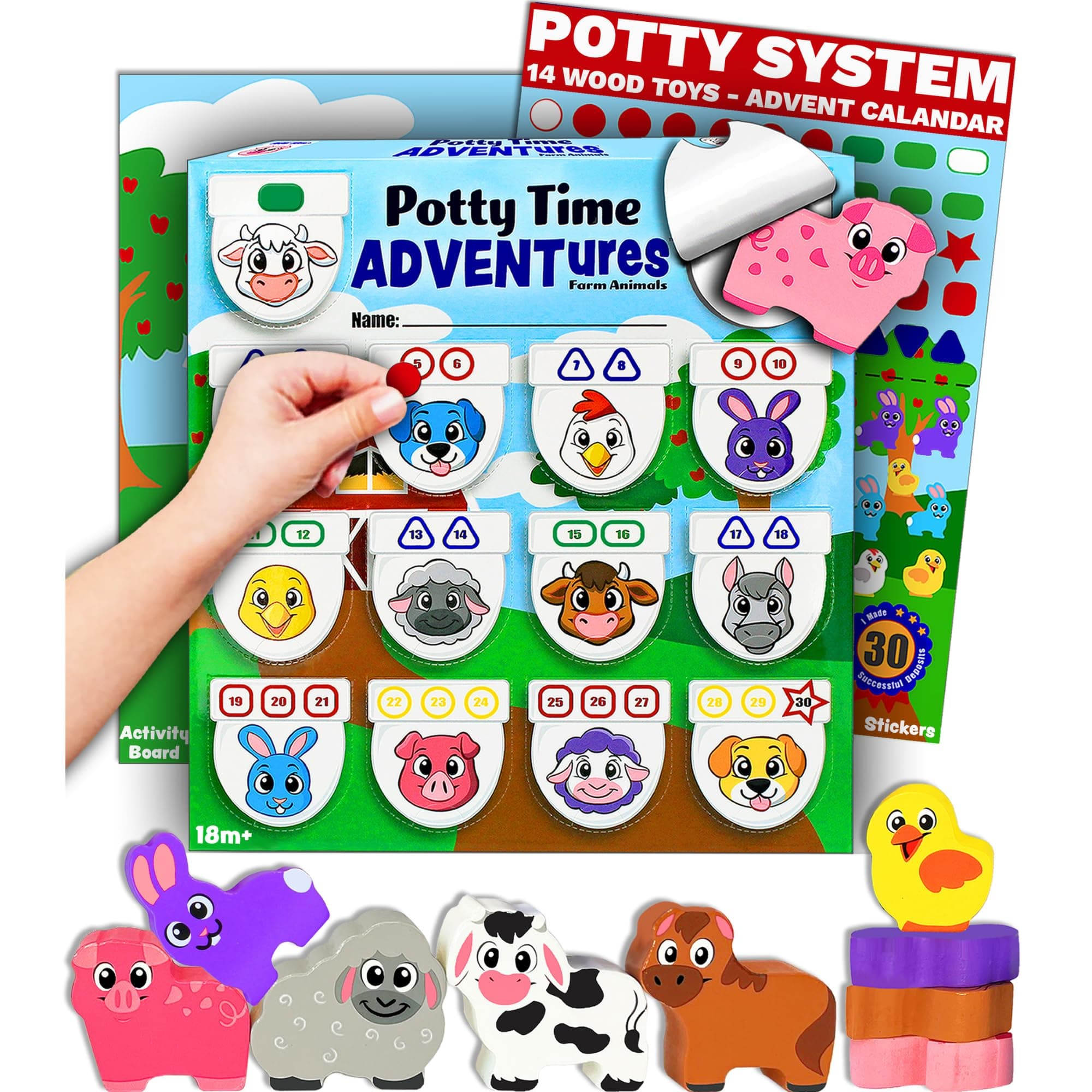 Potty Time ADVENTures - Farm Animlas