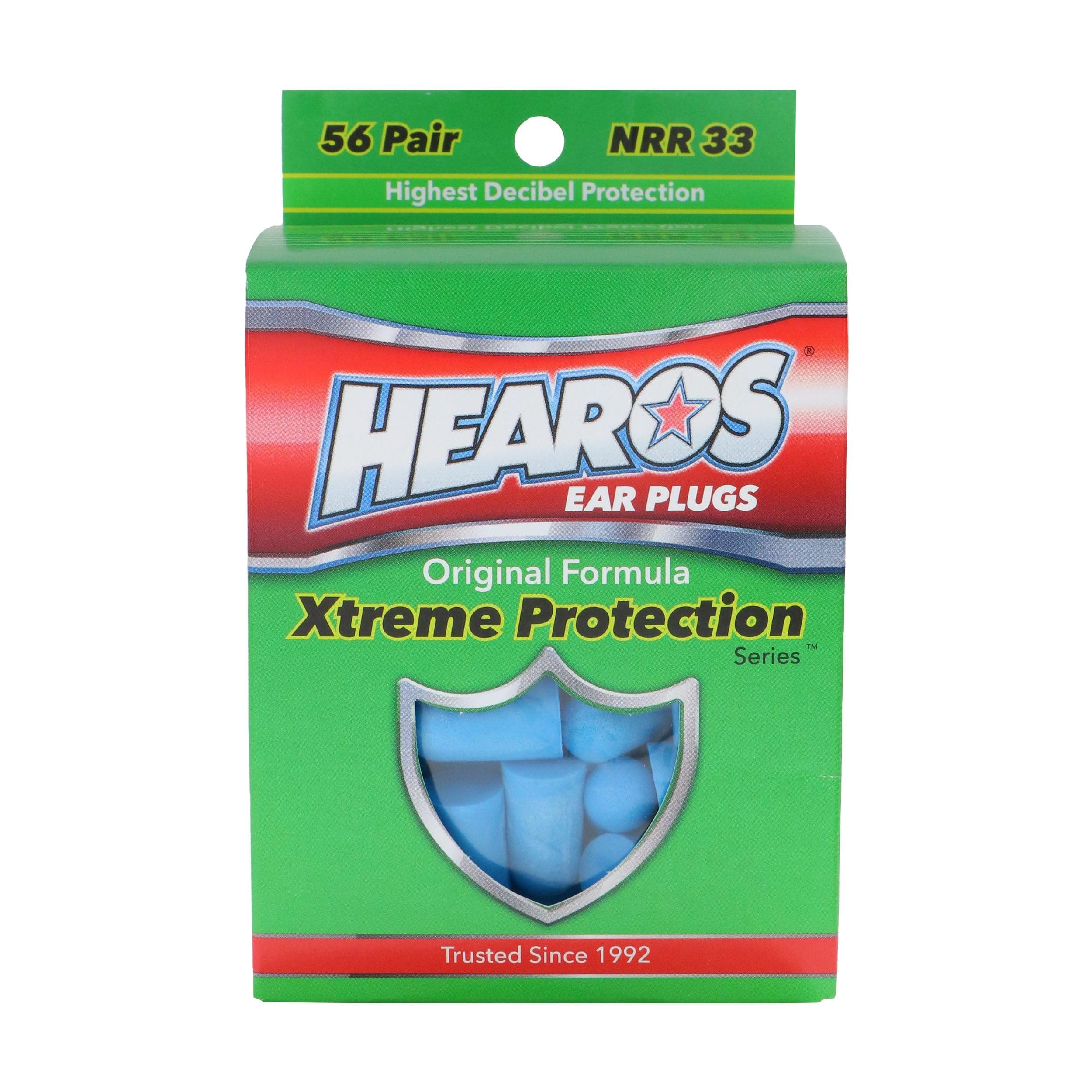 Xtreme Protection Series Ear Plugs, Blue, 56 Pair