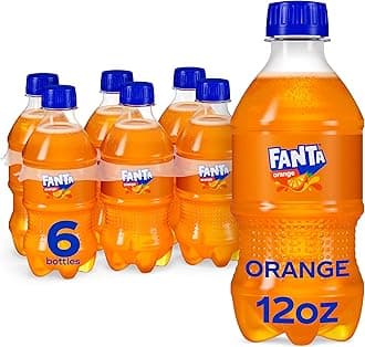Fanta Orange Soda Soft Drink, 12 fl oz Bottles, 6 Pack