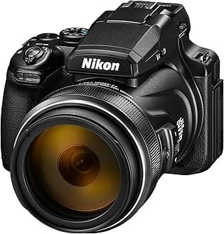 NIkon COOLPIX P1100 Superzoom Digital Camera | 125x Optical Zoom with Image Stabilization 16 MP 4K Ultra HD Video Wi-Fi Connectivity RAW Format and Rotating LCD Screen (Black)