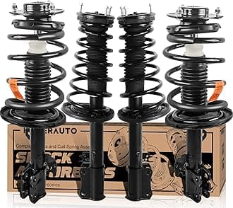 KUIPERAUTO Front and Rear Complete Strut Spring Assemblies 172310 172309 272308 272307 Compatible for 2008-2011 Toyota Camry Avalon Shock Absorbers (Set of 4)