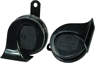 012010971 Black 12V Trumpet Horn Kit (Universal Fit-Blister Pack)