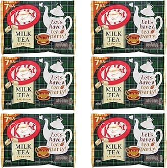 Japanese Kit-Kat Mini Bars – Imported Japanese Chocolate Sweets Candy Snacks Gift Box – Treats for Kids, Women & Men Gift Set (6, Creamy Milk Tea)