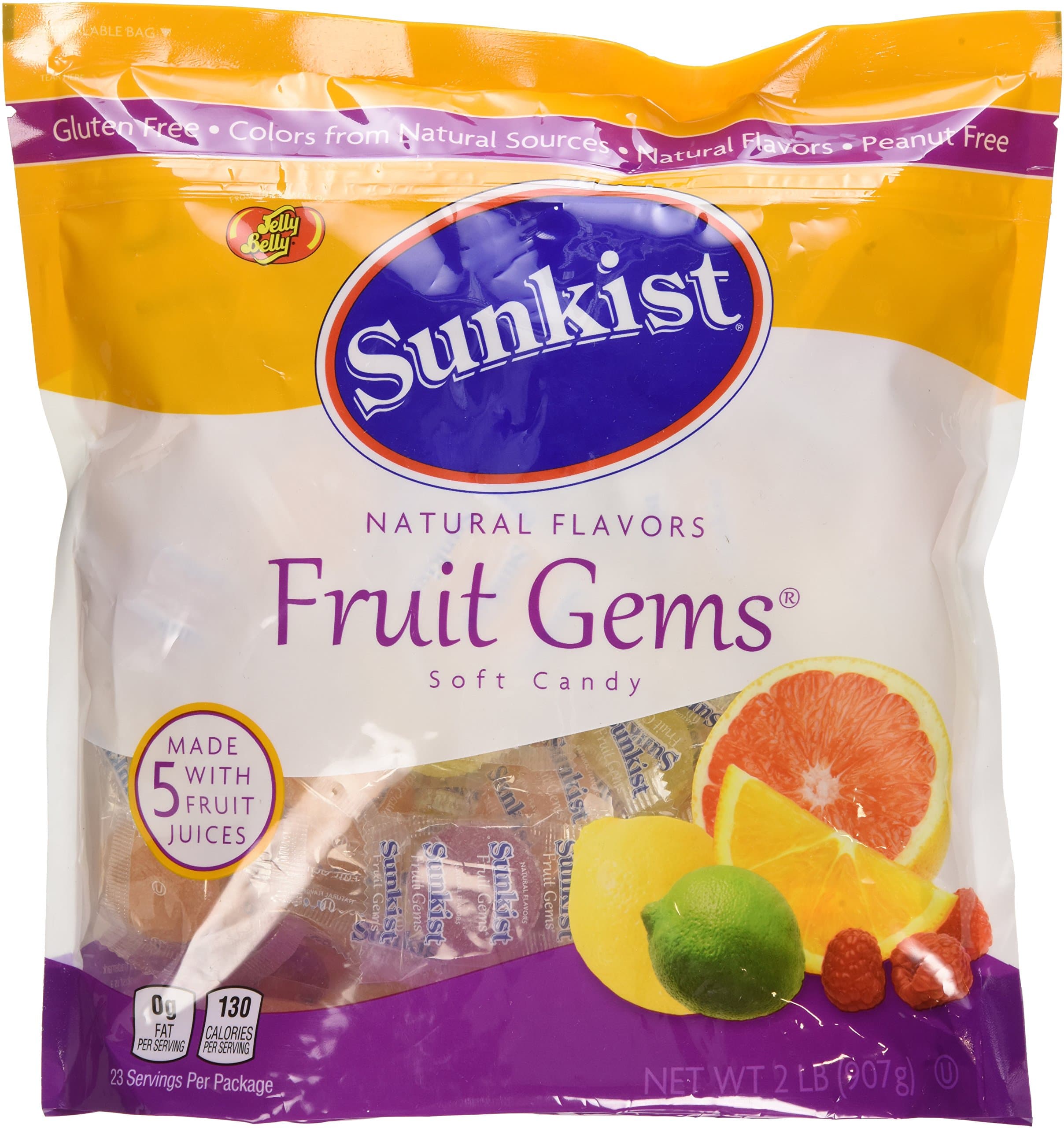 Individually-Wrapped Fruit Gems 32OZ (2 LB) Pouch