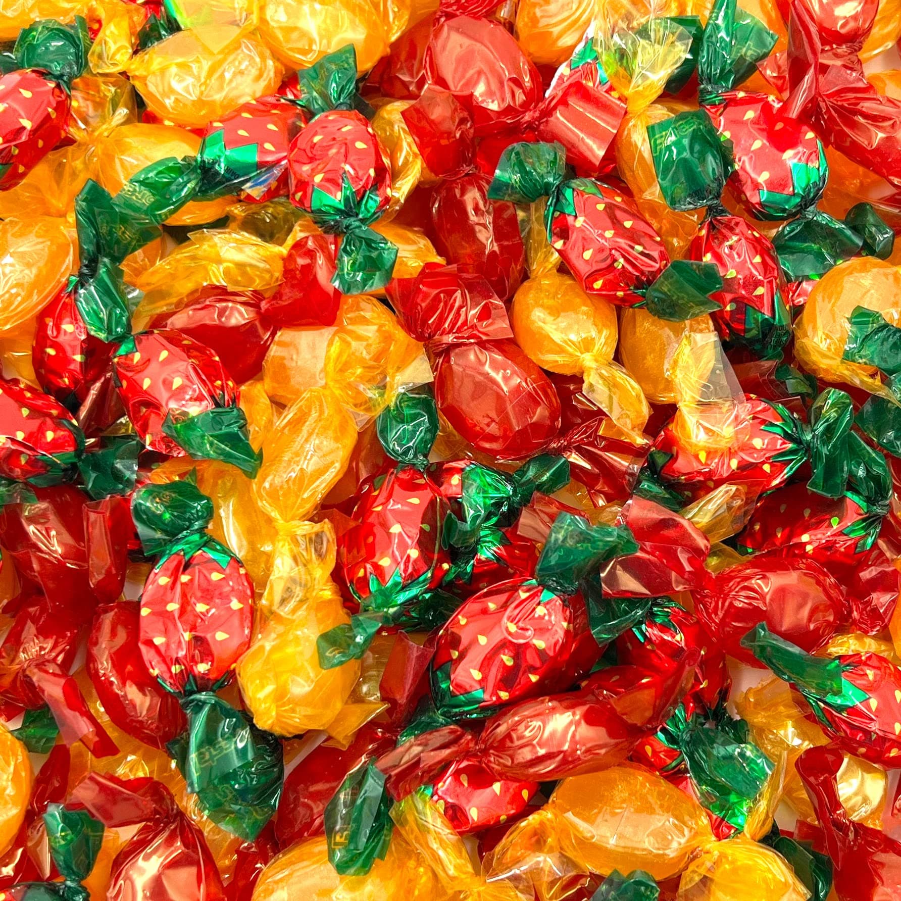 Hard Candy Assortment | 1 Pound Bag - 85 Count | Individually Wrapped Candy Mix | Strawberry Bon Bons, Butterscotch & Cinnamon | Nostalgic Treats