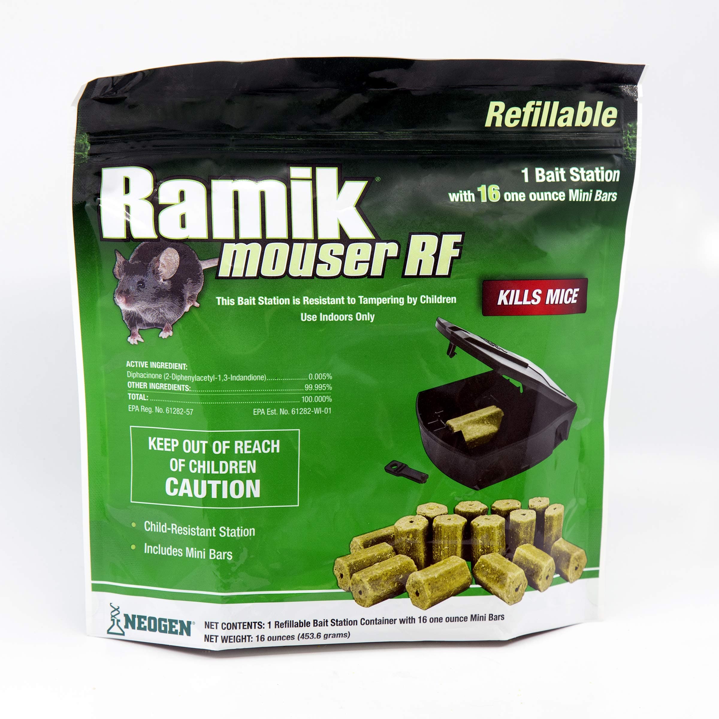 000900 Ramik Refillable Mouse Bait Station 16 count