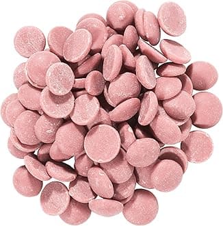 Callebaut RB1 Ruby Callets, Callebaut Couverture Ruby Chocolate from OliveNation, Natural Color Baking Chips from Ruby Cocoa Bean - 2 pounds