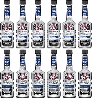 STP Fuel System Cleaner and Stabilizer by STP, Fuel System Cleaner for Cars, Trucks, Motorcycles, 5.25 Fl Oz Each, 12 Pack