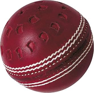 GM Cricket Ball | Rubber Training Skills Swing & Machine Balls | Men's Women's & Junior Sizes | Red White or Pink | Single, 6 or 24