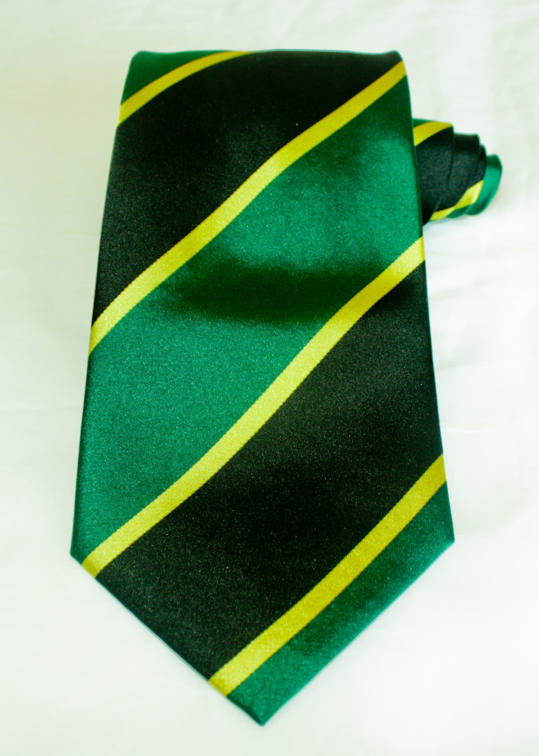 Mobay Green Jamaican Necktie
