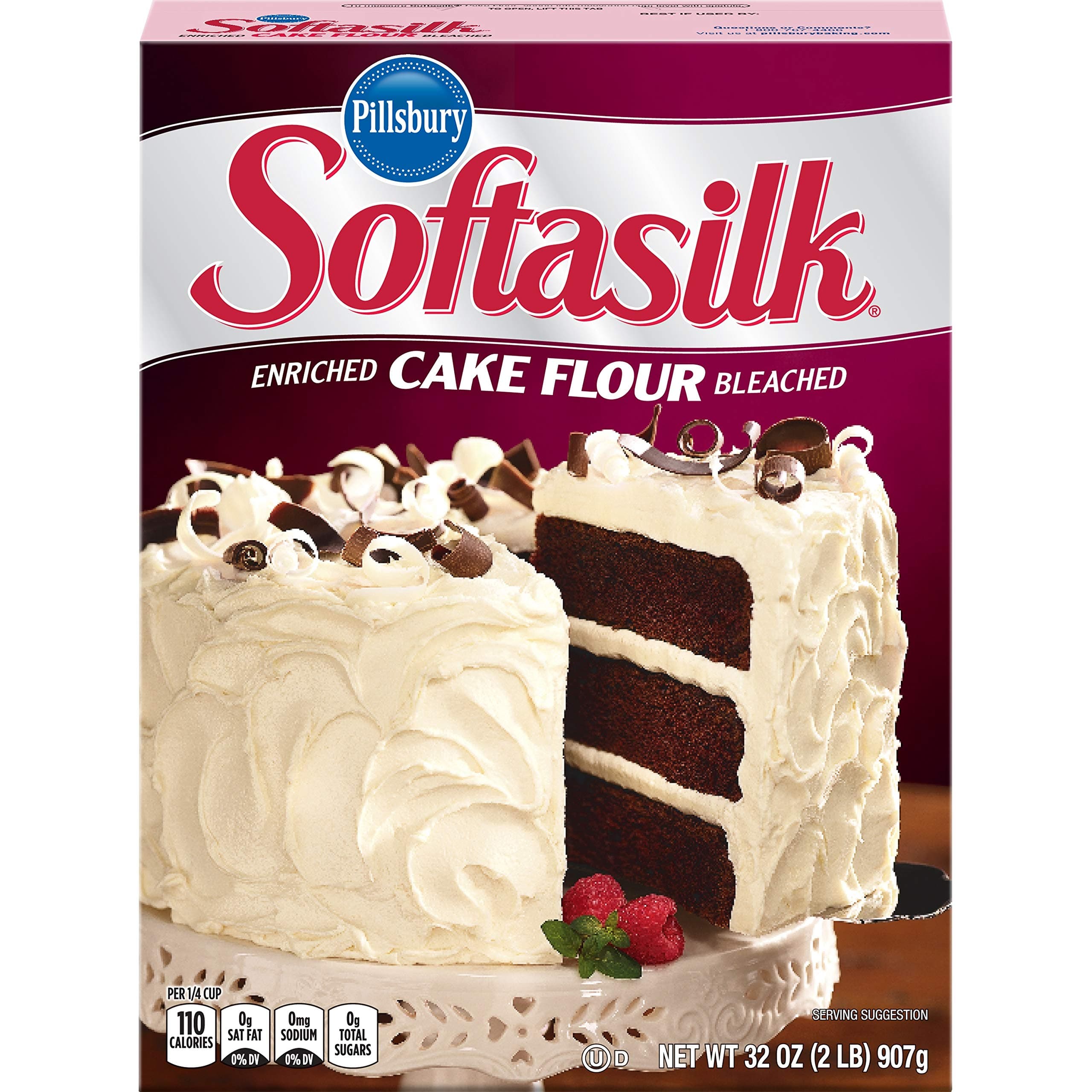Softasilk Enriched & Bleached Cake Flour, 32 Ounce