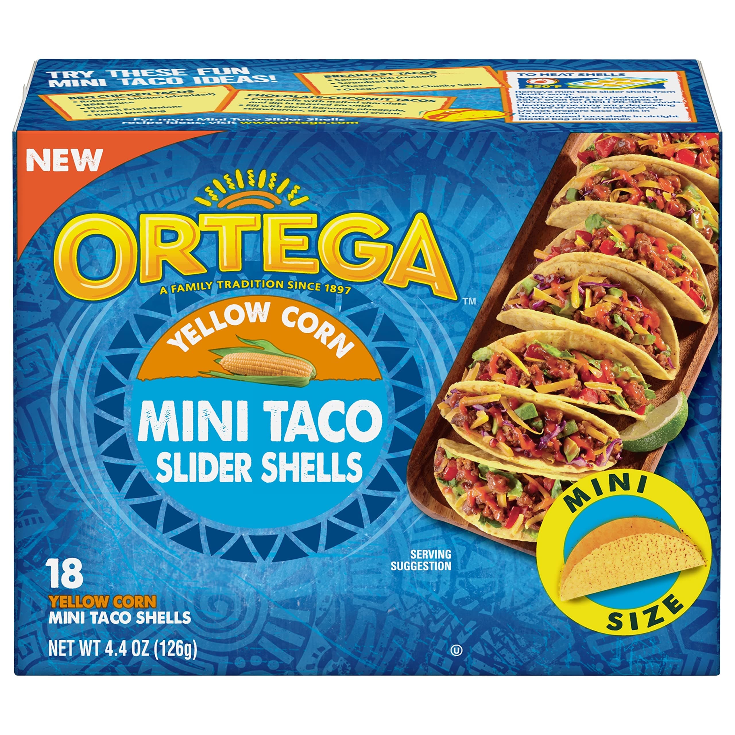 Mini Taco Slider Shells 126g