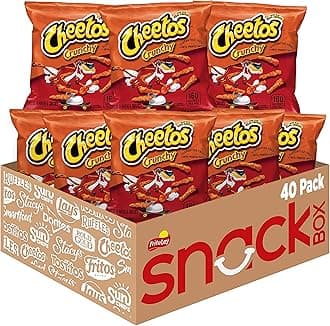 Crunchy Cheese Flavored Snacks, Gluten Free, 1 Ounce Single Serve Bags (Pack of 40)